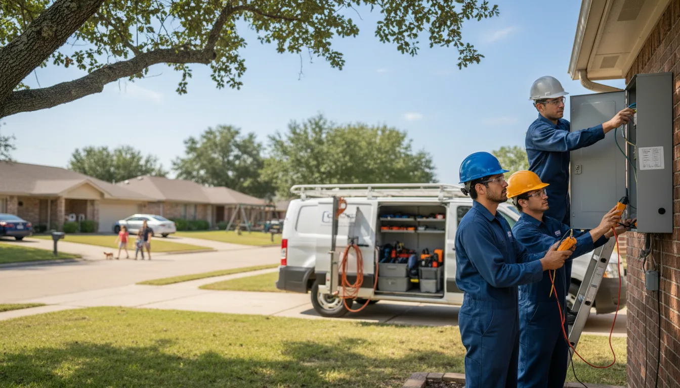 Certified electrician providing emergency electrical services in Saint Martin, MN